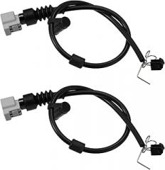 X AUTOHAUX 2pcs 47770-50050 47770-50060 Front Rear Brake Pad Electronic Wear Sensor for Lexus LS430 2001-2006