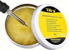 1PCS 80g/2.8oz Soldering Flux, Rosin Flux,Soldering Paste,Solder Flux, Lead-free and No Clean Flux for Chip PCB Motherboard,Electronics,Mobile Phone, Home Appliance Welding