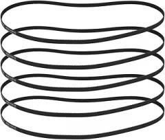 2GT-610MM Rubber Timing Belt, GT2-6-610MM Synchronous Drive Belt with Arc Tooth Profile, -34°C to 85°C Temperature Range, Extension, Long-Lasting Performance