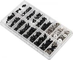 360pcs Countersunk Head Screws Sturdy Computer Case Screws for Hardware Crib for Repairing Electronics