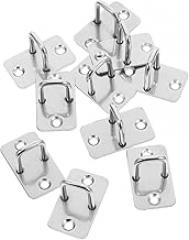 10pcs Cabinet Electronic Lock Chassis Lock Stainless Steel Hooks for Mailboxes Cabinets Lockers Scooter Storage