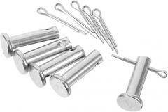 1set Stainless Steel Pin Hole Cylindrical Flat Easy Installation and Strong for Furniture and Electronics for Performance