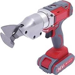 21V Electric Metal Shears, Speed Swivel Head Electric Metal Cutter Shear, with 2 Batteries Rechargeable Powerful Shears Cutting Tool for iron, aluminum, stainless steel, colored steel tile