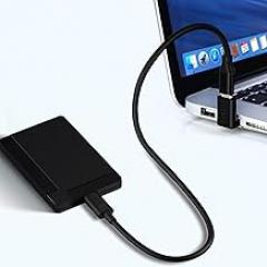 Adapter USB Male to USB-C Female 2 Pack，90-Degree Angled Design,Electronic Adapter for OTG、Charging and Data Transfer，Compatible with Phones,Computers,Tablet,etc.