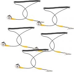 5pcs Mat ESD Cable Ground Cable Clip Grounding Pad Earthing Mat for Electronics