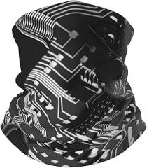 HTRWEDG Road On The Prairie Magic Scarf Gaiter Face Cover Balaclava Headband Head Wrap Headwear For Fishing Hiking Cycling Ski