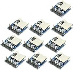1 Pcs Micro SD Card Module TF Card Reader/Writer SPI InteRIFace with Level Conversion Chip, for Artduino Arrm AVR Replacement for OEM New 2026 High for Reliable Electronic Component