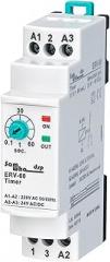 ERV-60 On Delay Time Relay Electronic Adjustable (0.1-60sec.)(Size:150-260VAC 24VDC)