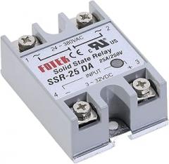 Electronic Parts Solid State Relay SSR-25DA 25A Actually 3-32V DC to 24-380V AC SSR 25DA Relay Solid State Resistance Regulator