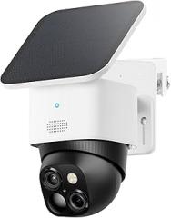 Gutter Mount Bracket for Eufy Security SoloCam S340 - Adjustable, Weatherproof, No-Drill Installation, 1-Pack (White)