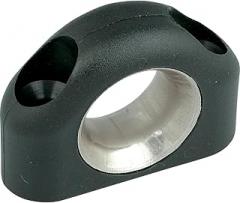 Ronstan Fairlead Black Plastic w/Stainless Steel Liner - 14mm(1/2) ID