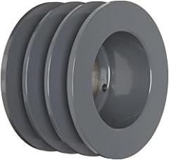 #US 443B Classical V-Belt Sheave, B Belt Section, 3 Grooves, SH Bushing