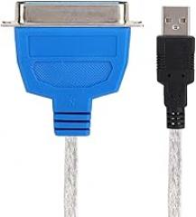 MAVIS LAVEN USB to 1284 Printer Cable Adapter, USB to Parallel Port Cable Standard CN36 Interface 1.5m High Speed Conversion for Parallel Printers