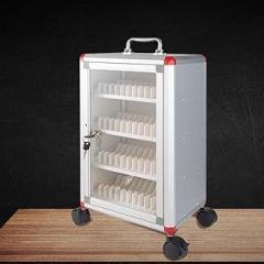 Mobile Portable Mobile Phone Management Cabinet, Safe and Easy to Move(48 Slots)