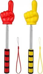 2pcs Telescopic Teacher Pointer Classroom Hand Pointer Stick Extendable Finger Pointers with Soft Handles
