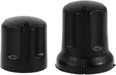 Volume Control Knobs Replacement with Threaded Insert Shaft for Radios Intercoms Easy Tool-Free Installation Precise Rotary Adjustment Durable Electronic Potentiometer Knob