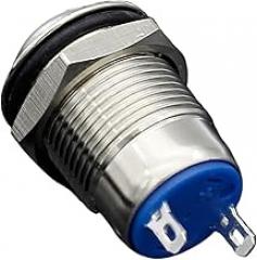 fengpeng 1pcs 12mm Waterproof Momentary High Round Metal Push Button Switch Car Start Horn Speaker Bell Automatic Reset Metal Switch