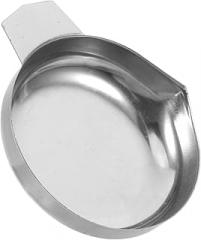 Precision Stainless Steel Weighing Pan Compact Measuring Tray for Electronic Scale Scratch-Resistant for Home Laboratory and Cooking Use