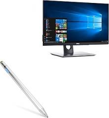 BoxWave Stylus Pen Compatible with Dell 24 Monitor (P2418HT) - AccuPoint Active Stylus, Electronic Stylus with Ultra Fine Tip - Metallic Silver