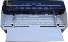 470mm Electric Creasing Machine, 3 in 1 Creasing Machine, 2 Indentation Tracks, Indentation Width Adjustable, 10m/min Speed, Precise Scale Design, for Documents, Cards, Photos, Invitations