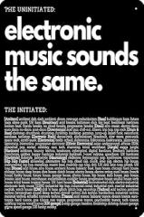 Electronic Music Genre Funny Techno Poster Metal Tin Sign 16x12 Inchch Funny Man Cave Home Office Bar Decor