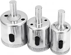 10pcs 6-32mm Diamond Coated Center Drill Bits Hole Saw Cup Saw Locate Stood Kit Tools Tile Marble Glass Power Tool Accessories New 2026 High for Reliable Electronic Component