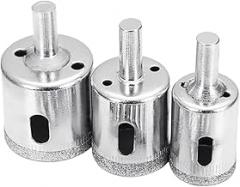10pcs 6-32mm Diamond Coated Center Drill Bits Hole Saw Cup Saw Locate Stood Kit Tools Tile Marble Glass Power Tool Accessories New 2026 High for Reliable Electronic Component