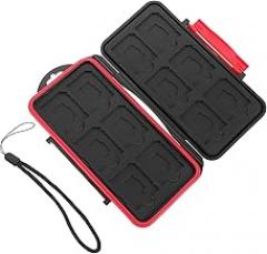 Memory Card Storage Case Portable Memory Card Holder Small Waterproof Shockproof for Travel and Electronics Accessories