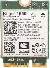 AX1650i Killer Series Upgraded WiFi 6 Adapter | Gaming WiFi Adapter | CNVio2 M.2 WiFi Card | 2.4 Gbps WiFi for PC | Bluetooth 5.2 Support | Requires Intel 10th+ Gen CPU