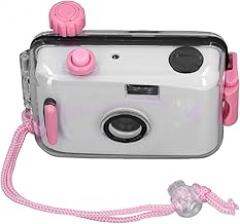 35mm Vintage Film Camera, Reusable Lightweight Student Film Cameras Easy to Use Children's Point and Shoot Cameras with Waterproof Case, Shutter Speed 1/100s F/9 28MM Lens