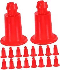 Homoyoyo 25pcs Scale Pan Bracket: Electronic Weighing Scales Foot Stand Leveling Support For Accurate Measurements Weighing Pan Replacement Red