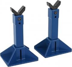 Keenso RC Car Jack Stand, Adjustable Metal Toy Stands for 1/18 1/10 1/8 1/7 RC Crawler Truck Car Display Repair for Redcat Axial scx10 D90 Hpi (Blue)
