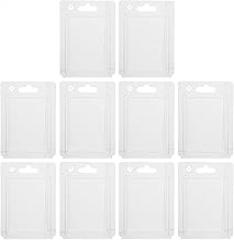 10pcs Small Plastic Containers: Reusable Transparent Clamshell Boxes For Electronics - Snap Closure Packaging Case For Office Travel And Storage Needs