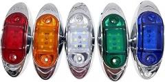 2pcs Waterproof 6LED Side Mark Lamp Clearance Indicator Light Car Truck Trailer Lorry 24V Light Five Colors Signal Lamp New 2026 High For Reliable Electronic Component, Precision, Stable Performance