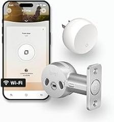 Level Bolt (Wi-Fi) Smart Deadbolt - Make Your Lock Smart & Keep Existing Hardware and Keys - Lock/Unlock from Anywhere - Level App for iOS & Android - Works with Apple Home, Alexa & Google, White