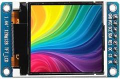 Electronic Components 1.44 Inch TFT LCD Color 128128 Display Screen SPI Serial Port Module ST7735 5V