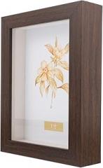 Photo Frames Photo Frame 7inch Rustic Shadow Box Memory Box Frame for Display Medal Photo Dried Flowers Picture Frame Photo Display
