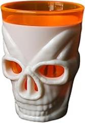 Skull Wine Cup - Durablee Gothic Wine Cup, Multicolored Led Electronic Drink Cup, Halloween Party Cups | Environmentally Friendly Skull Design Wine Chalice, Drinking Accessory For Home, Cafes, barss