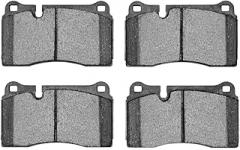 KarParts360 For Audi TT 2012 2013 Brake Pads | Electronic Pad Wear Sensor | 77.2 Millimeters / 3.04 Inches Inner Height | 129 Millimeters / 5.08 Inches Inner Width