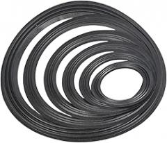 2Pcs/Tri-Fold Ring Edge Speaker Repair Parts 6.5'/8'/10