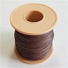 0.7mm Waterproof Ramie Wax Thread 200m/roll Leather Sewing Handmade Accessories DIY (Color : Coffee)