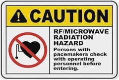 RF Microwave Radiation Sign 8