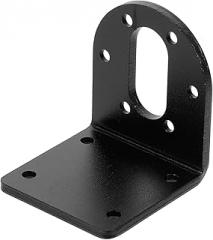 Motor Mounting Base Durable Shape Bracket for Gear Reduction Motors Smooth Finish Easy Installation for Hobby Models and Electronic Projects