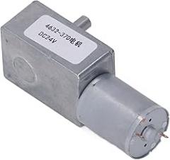 DC Geared Motor, CW CCW Rotation Self Fixing Aluminum Alloy Housing Gear Reduction Motor Low Noise DC24V for Electronic Field (40RPM)