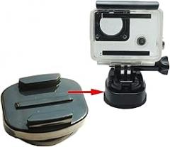 Magnetic Mounts for GoPro Mount (All GoPro Cameras) - Rubber Coated & Magnet Flat Mounts Bundle - Tape Mount to Your Helmet/Bike/Board/Car- Fits All Go Pro Models - Premium Camera Accessories