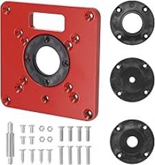 Multifunctional Router Table Insert Plate Woodworking Benches Aluminium Wood Router Trimmer Models Engraving Machine