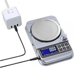 0.01g/0.1g Jewelry Scale USB Electronic LCD Digital Scale Gram Alarm Count Scales Digital Fixed-Number Warning Weight Balance (Color : 3kg x 0.1g)