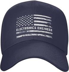 LOKLNEYK Electronics Engineer American Flag Baseball Caps for Men Women Hat Adjustable Cap Trucker Hats Dad Cap