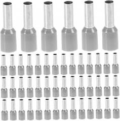 100pcs Tube Type Cold Press Terminals Electrical Seal Wire Connectors Kit Male Terminals Insulated for Automotive Electronics