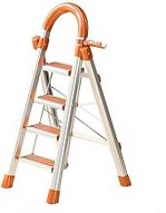 4 Step/5 Step Ladder with Tools Holder Rack, Folding Step Stool with Convenient Handgrip for Home,Office,Kitchen, Lightweight Aluminum Step Stool with Anti-Slip Sturdy Pedal,330 lbs Capacity (Size :